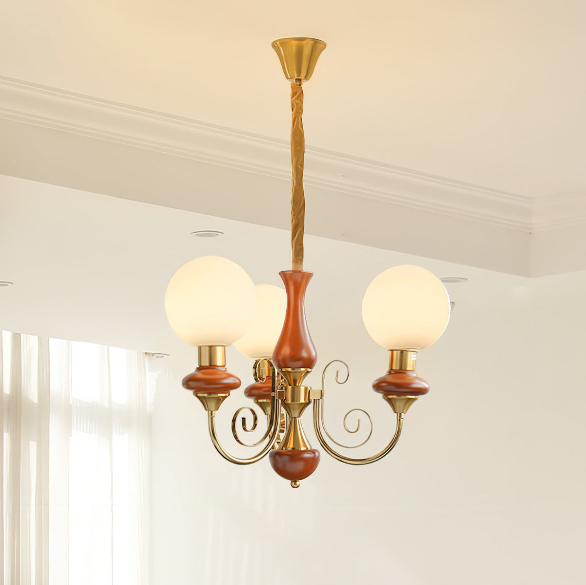 Onyx Glass Chandelier – product image 8