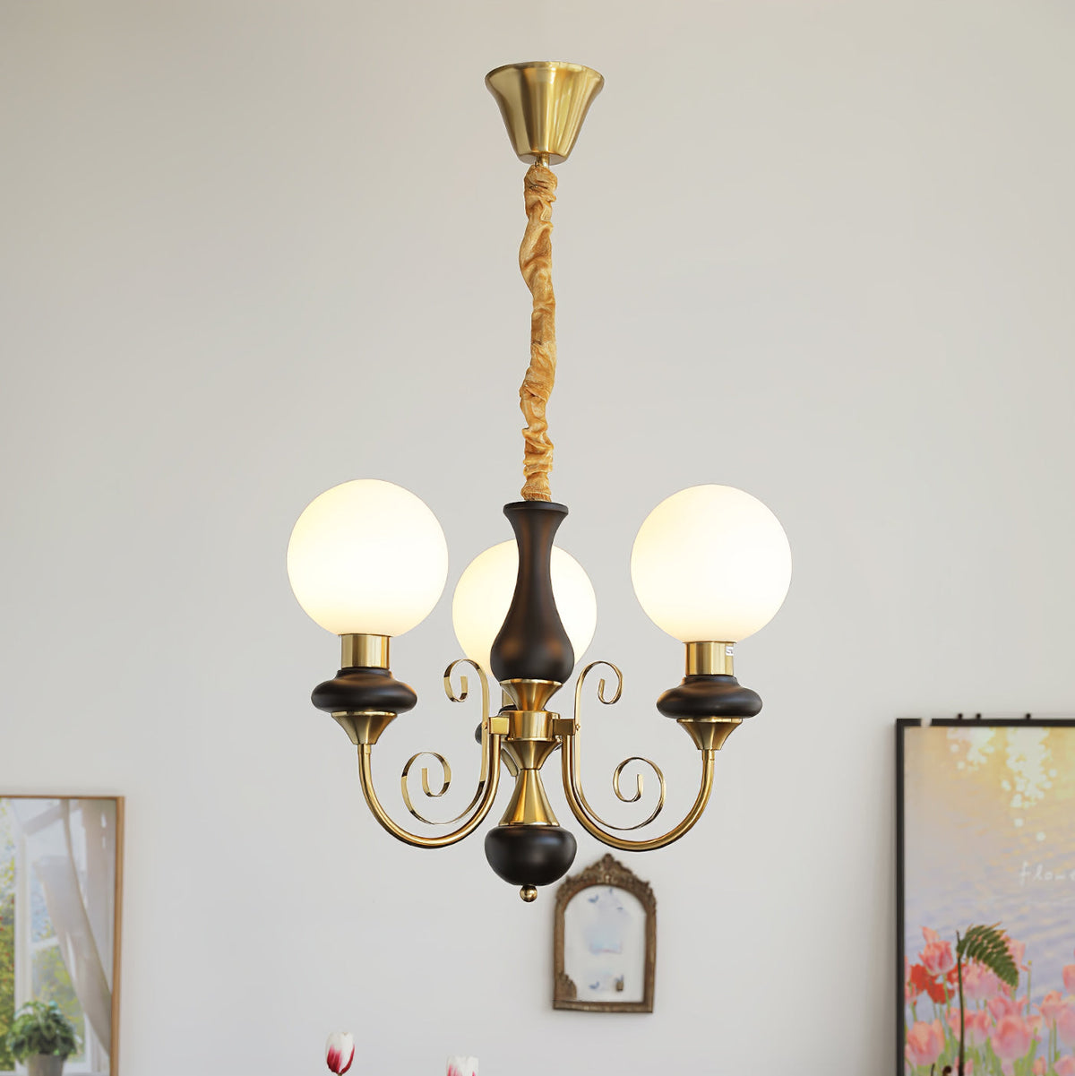 Onyx Glass Chandelier – product image 10