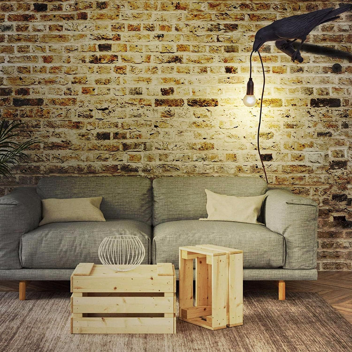 Raven Resin Table Lamp – product image 6