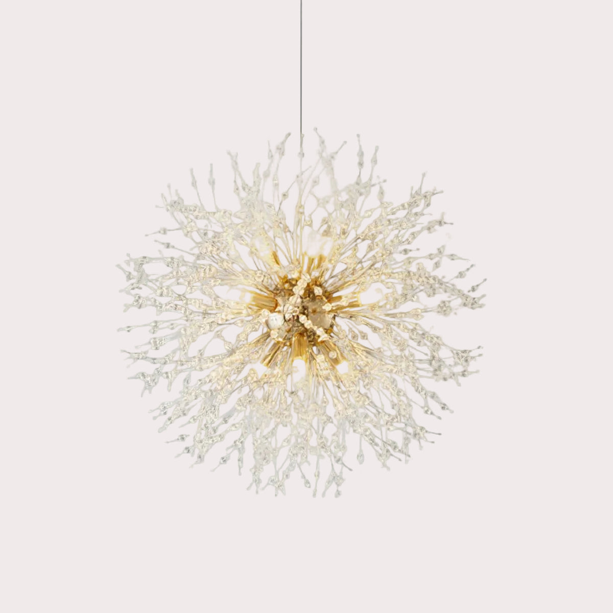 Crystal Dandelion Hanging Chandelier - view 1