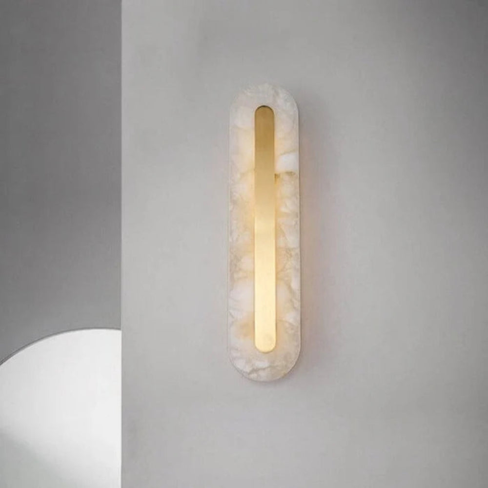 Rounded Alabaster Wall Sconce – product image 4