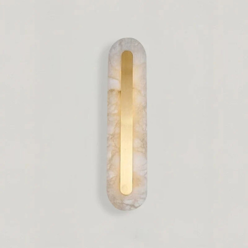 Rounded Alabaster Wall Sconce – product image 5