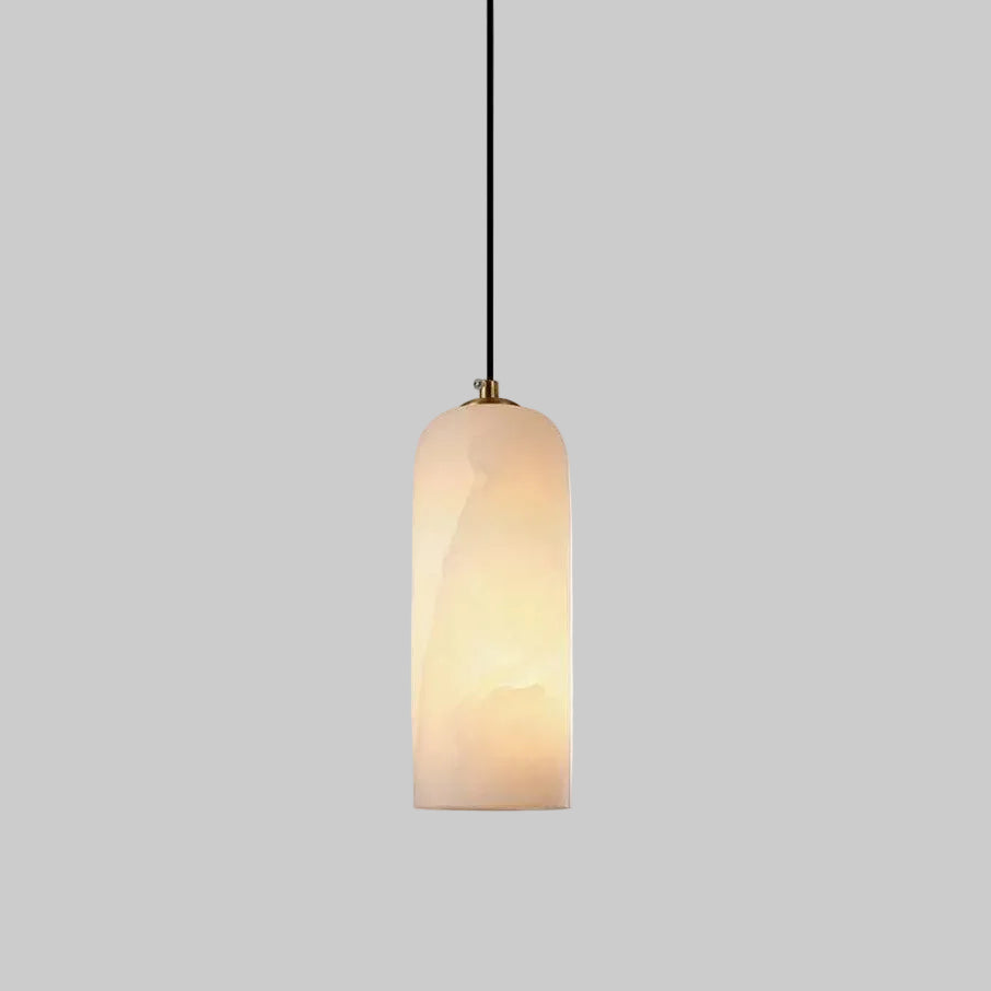 Monty Alabaster Hanging Pendant Light - view 1