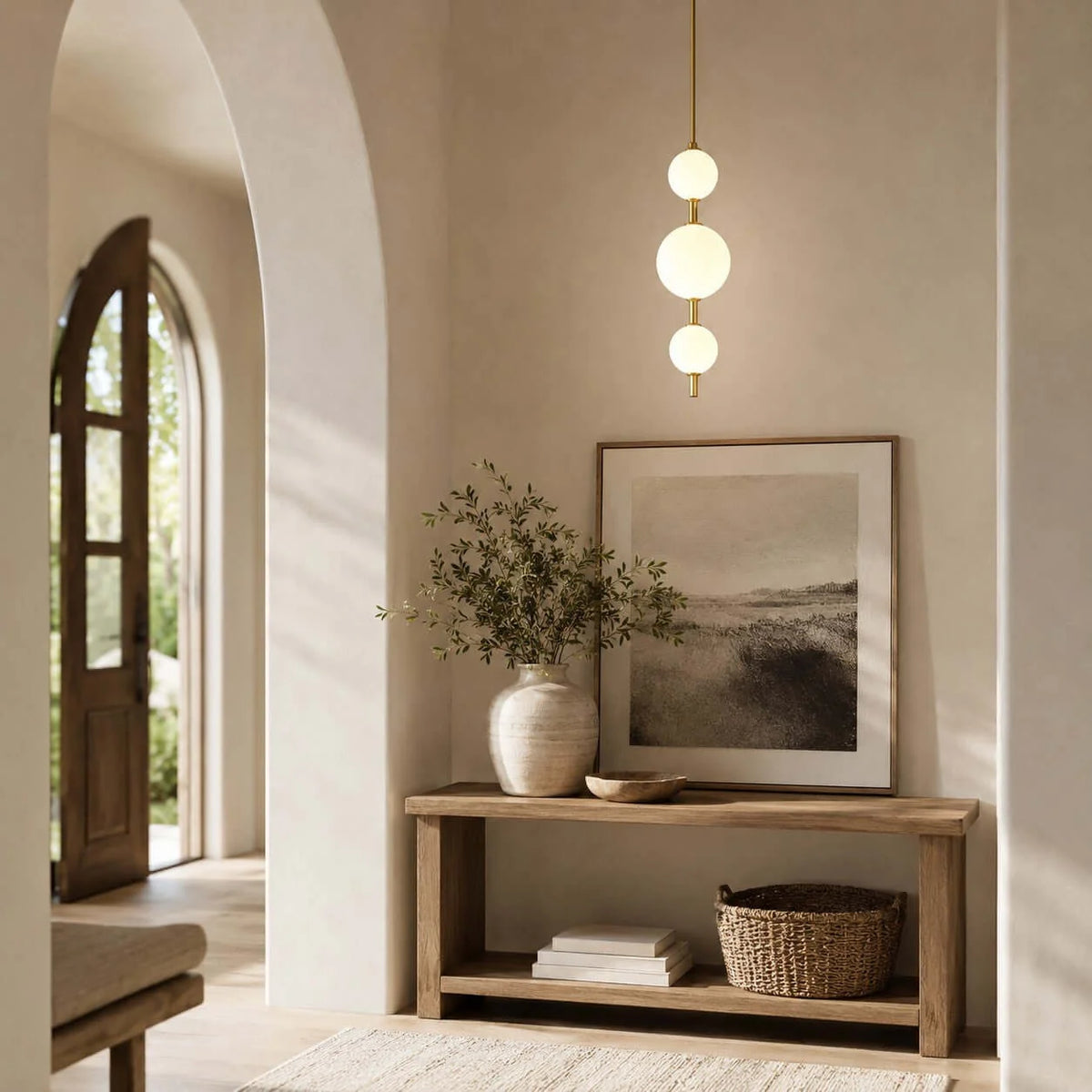 Vertical Globe Pendant Light – product image 4