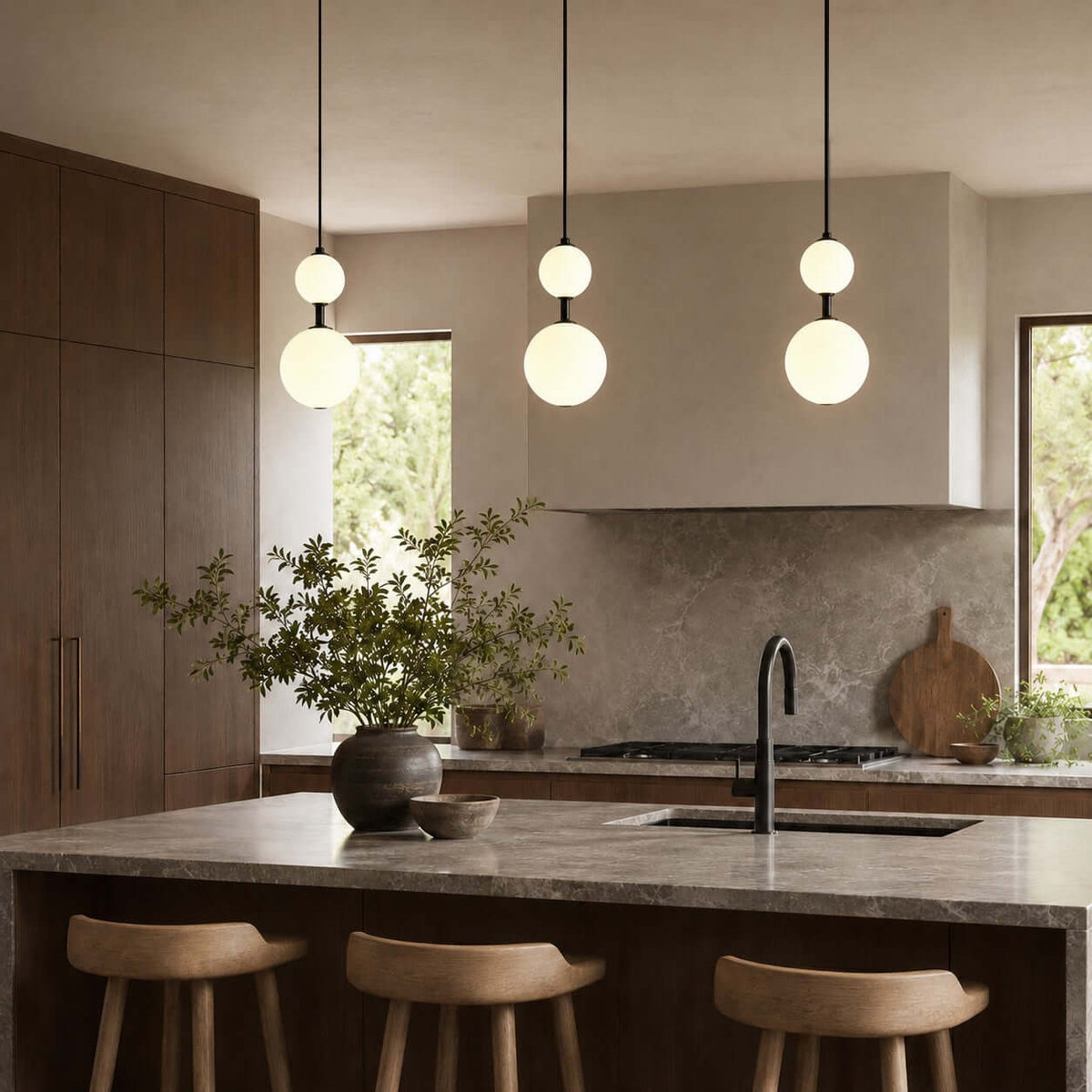 Vertical Globe Pendant Light – product image 10
