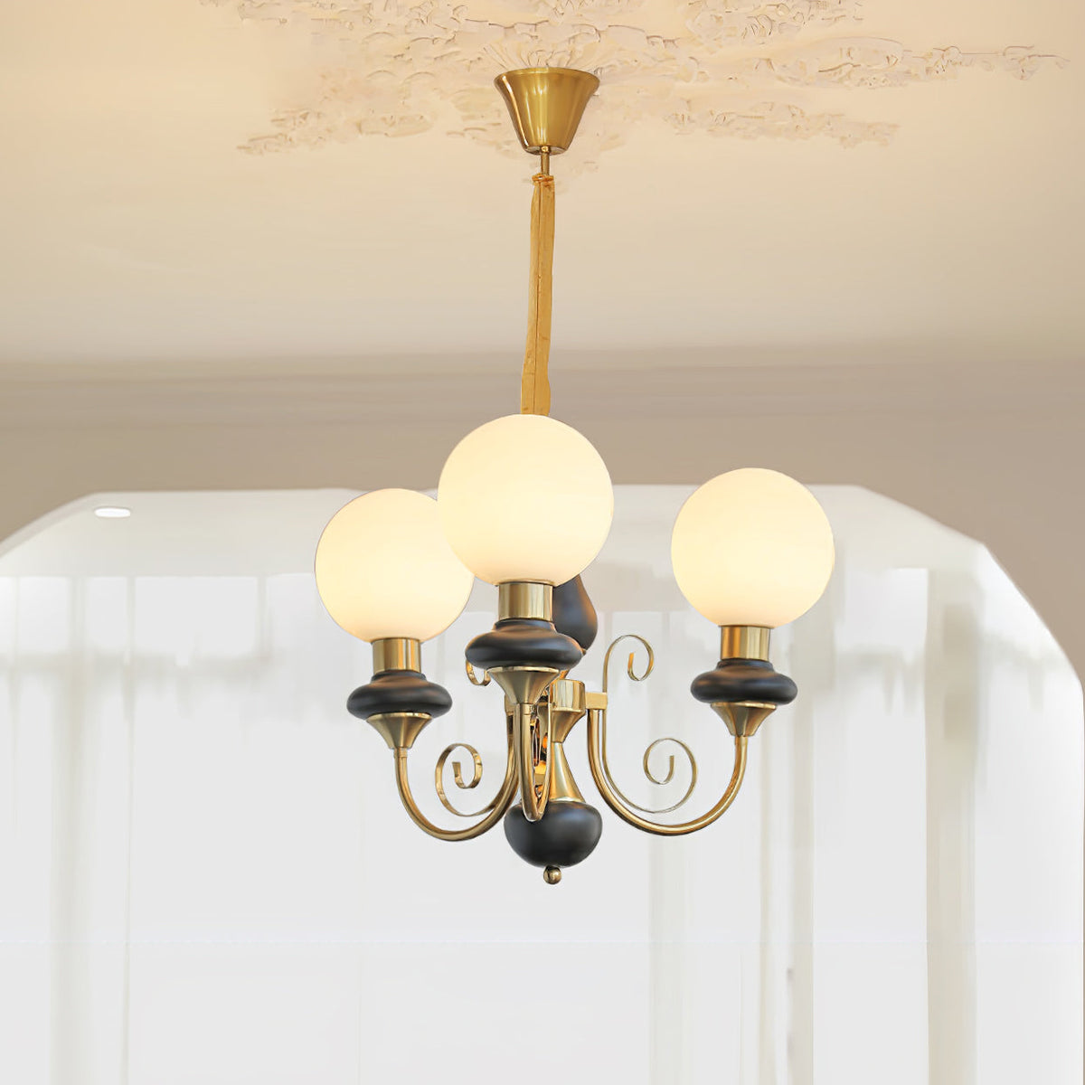 Onyx Glass Chandelier – product image 14