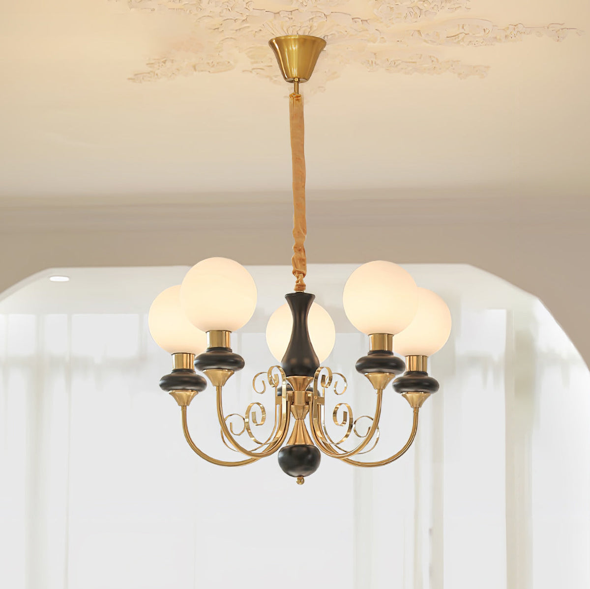 Onyx Glass Chandelier – product image 17