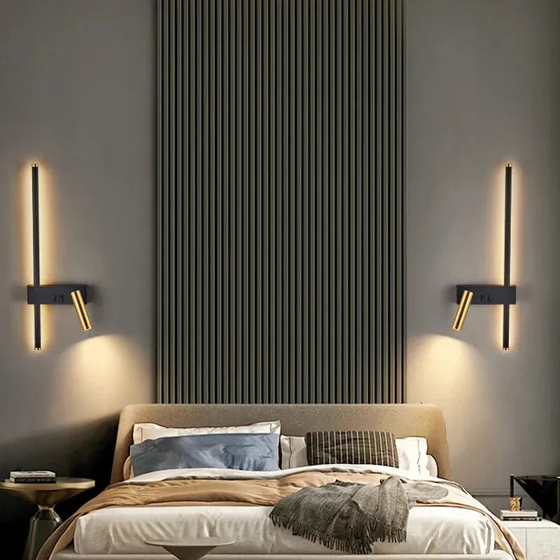 Dual LED Wall Reading Light with Adjustable Spotlight – 19.7 Inch | Lumia – alternate view 7