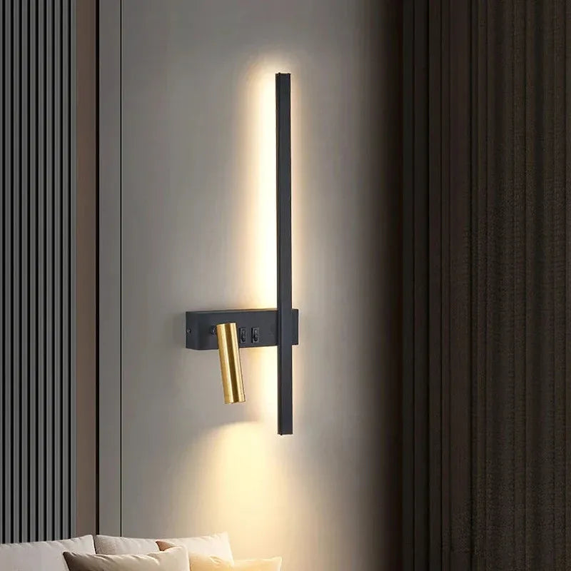 Dual LED Wall Reading Light with Adjustable Spotlight – 19.7 Inch | Lumia – alternate view 9