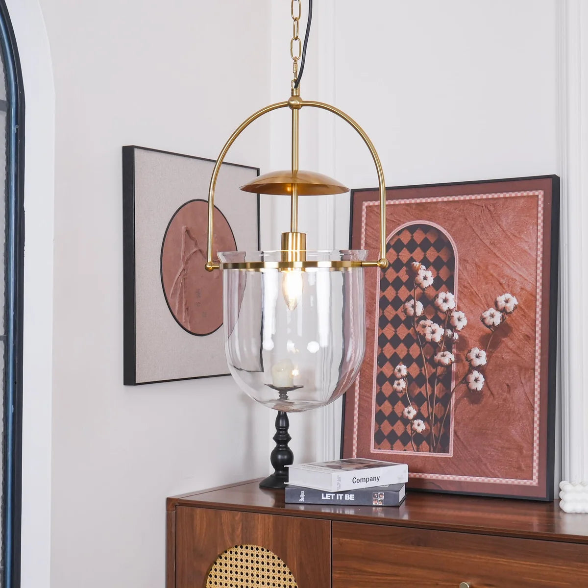 Lorford Cup Tapered Glass Pendant Light – view 6
