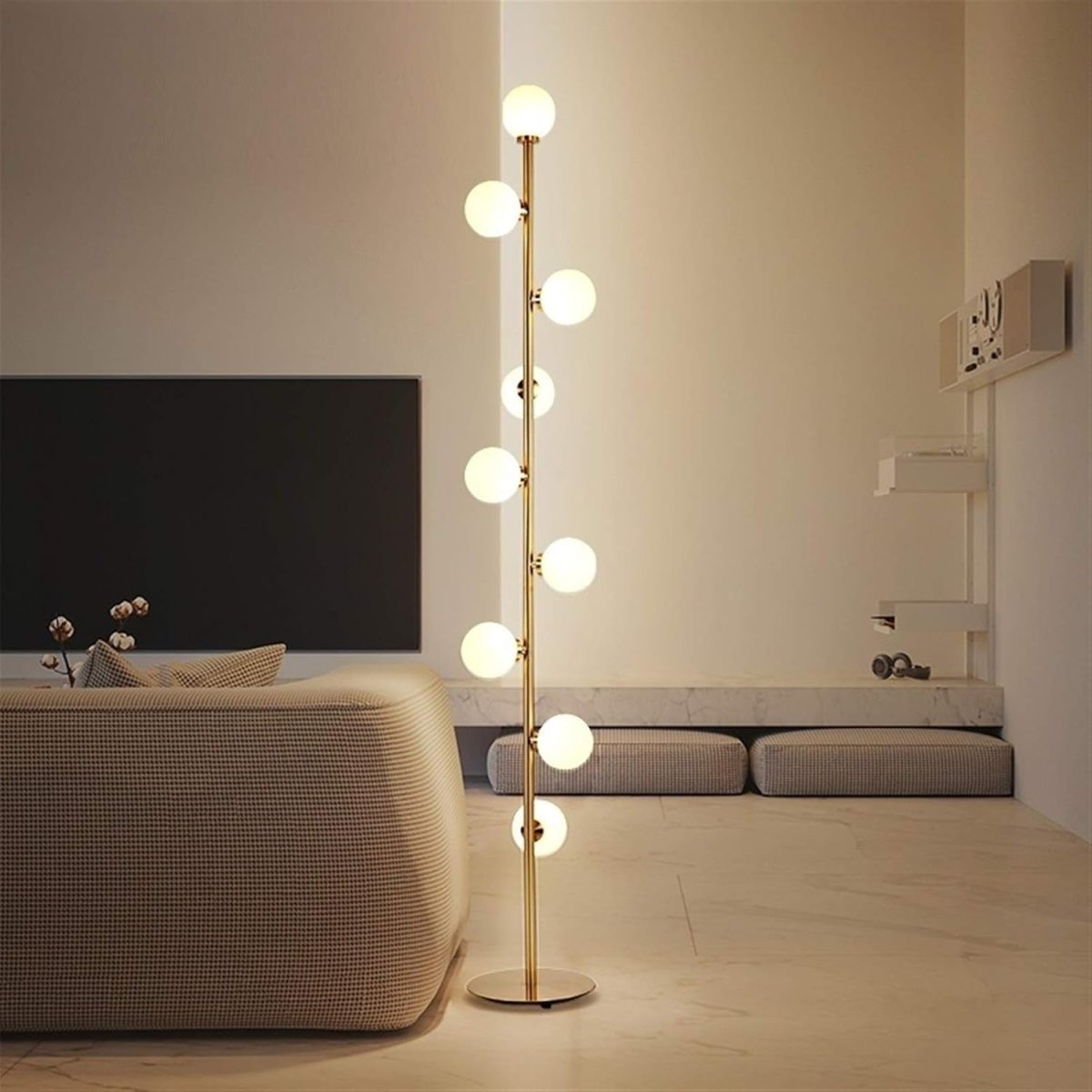 Magic Beans 9-Globe Opal Glass Floor Lamp – view 8