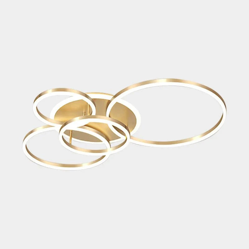 Interlocking Ring LED Flush Mount – 2 to 6 Rings | Circle – alternate view 6