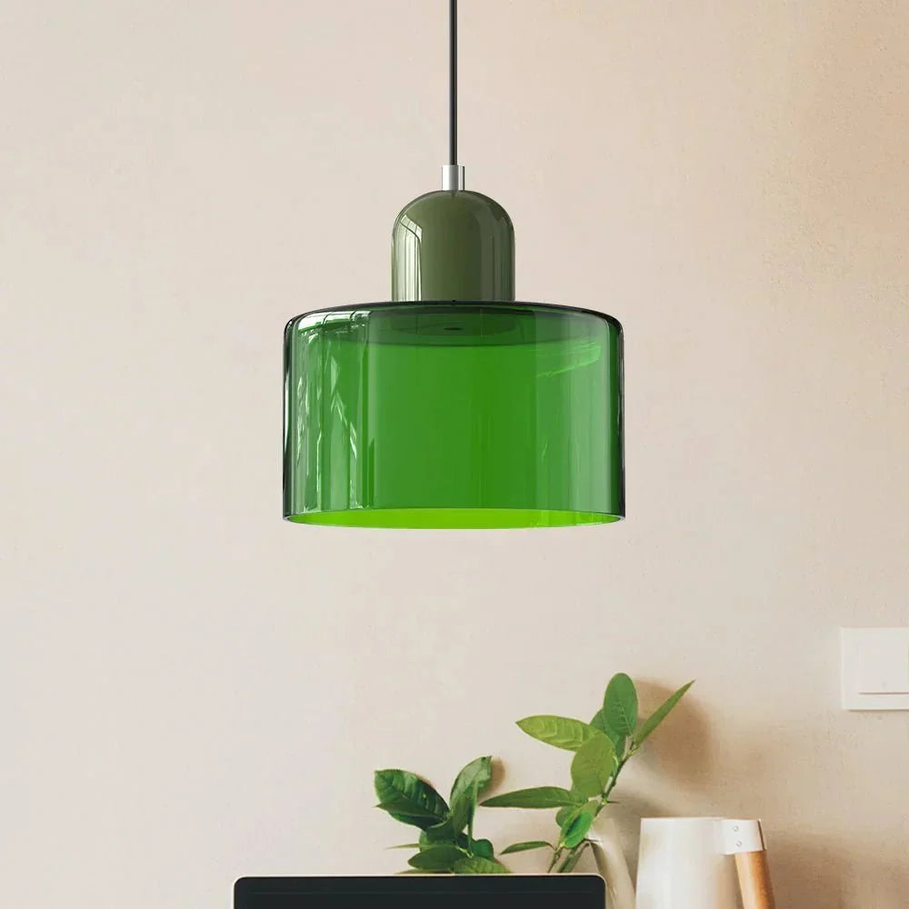 Bauhaus Colored Glass Pendant Light – Kitchen & Dining Room | Ellis – alternate view 19