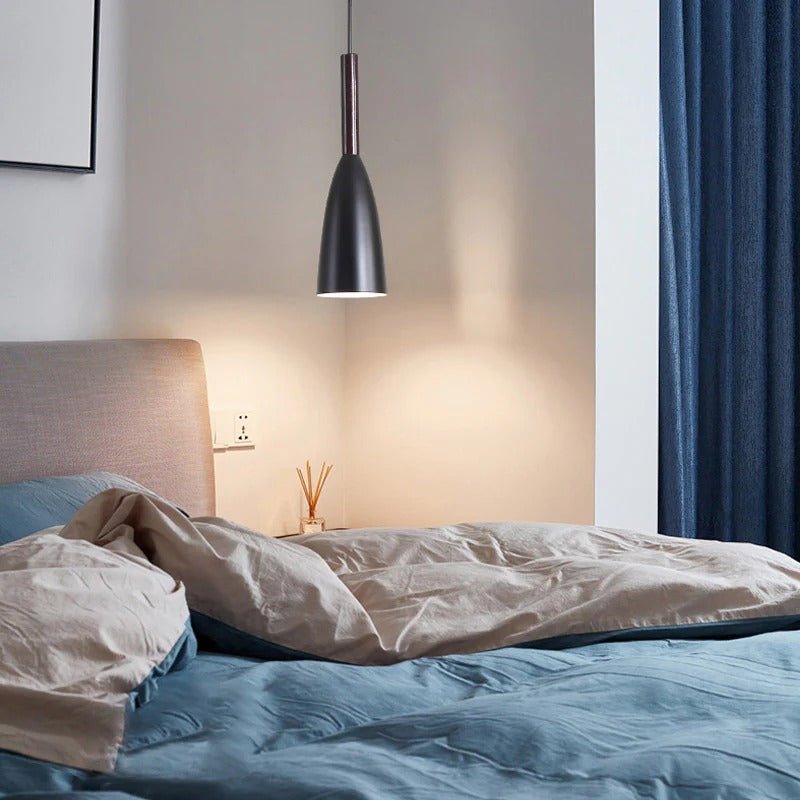 Minimalist Danish Drop Pendant – 3 Matte Finishes | Frigga – alternate view 15