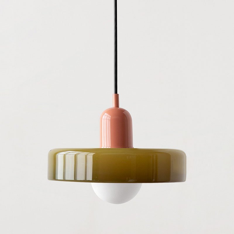 Retro Nordic Colored Glass Pendant – 9.8 or 13.8 Inch | Freya – alternate view 19