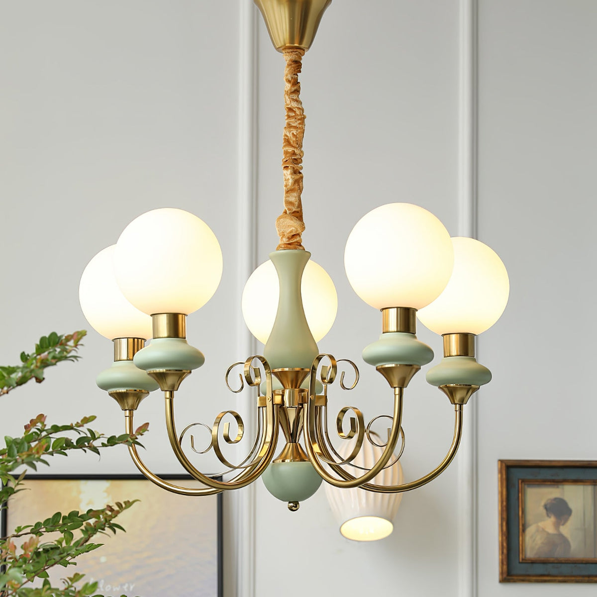 Onyx Glass Chandelier – product image 19