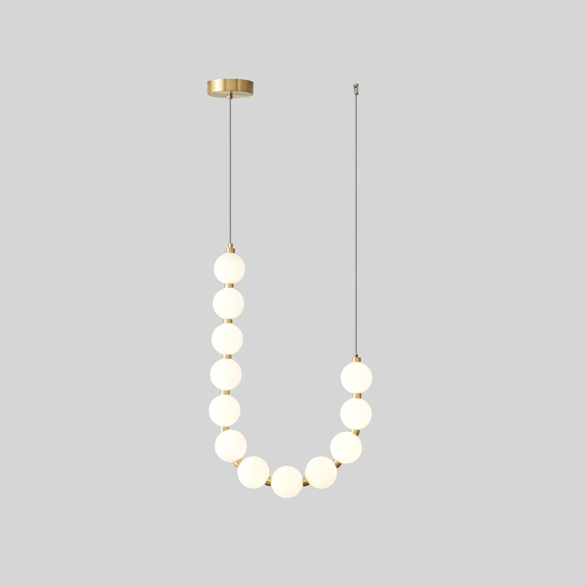 Acrylic Pearl Necklace Chandelier – product image 26