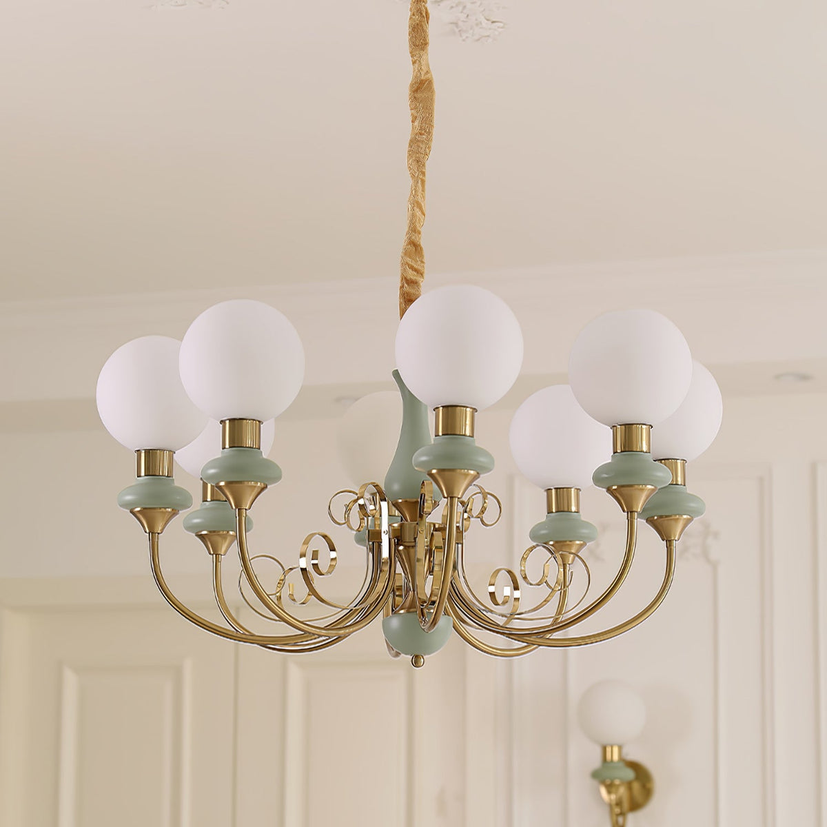 Onyx Glass Chandelier – product image 7