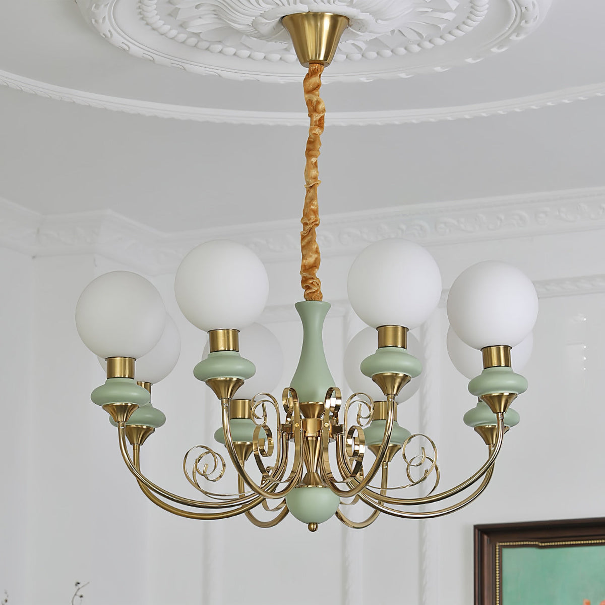 Onyx Glass Chandelier – product image 11