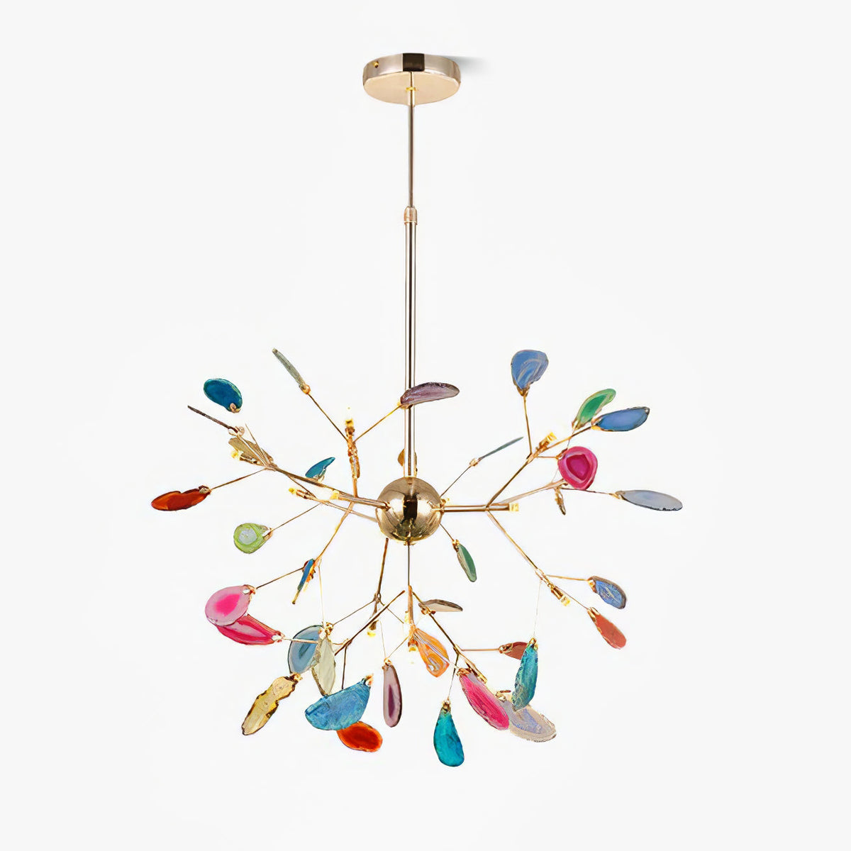 Agate Flake Hanging Chandelier - view 9