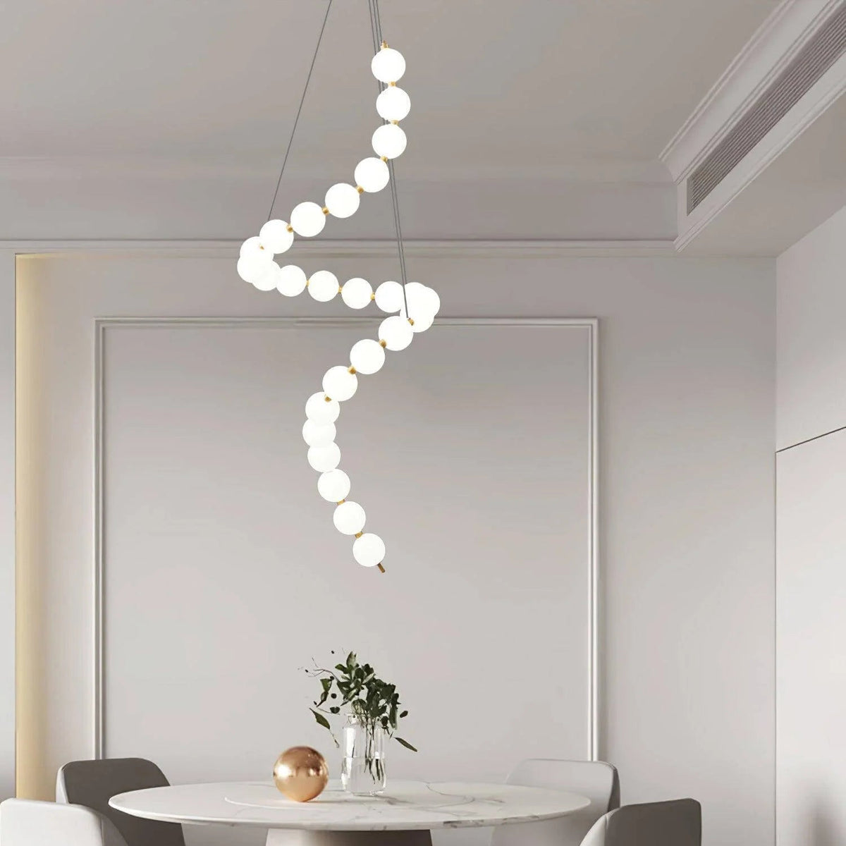 Acrylic Pearl Necklace Chandelier – product image 16