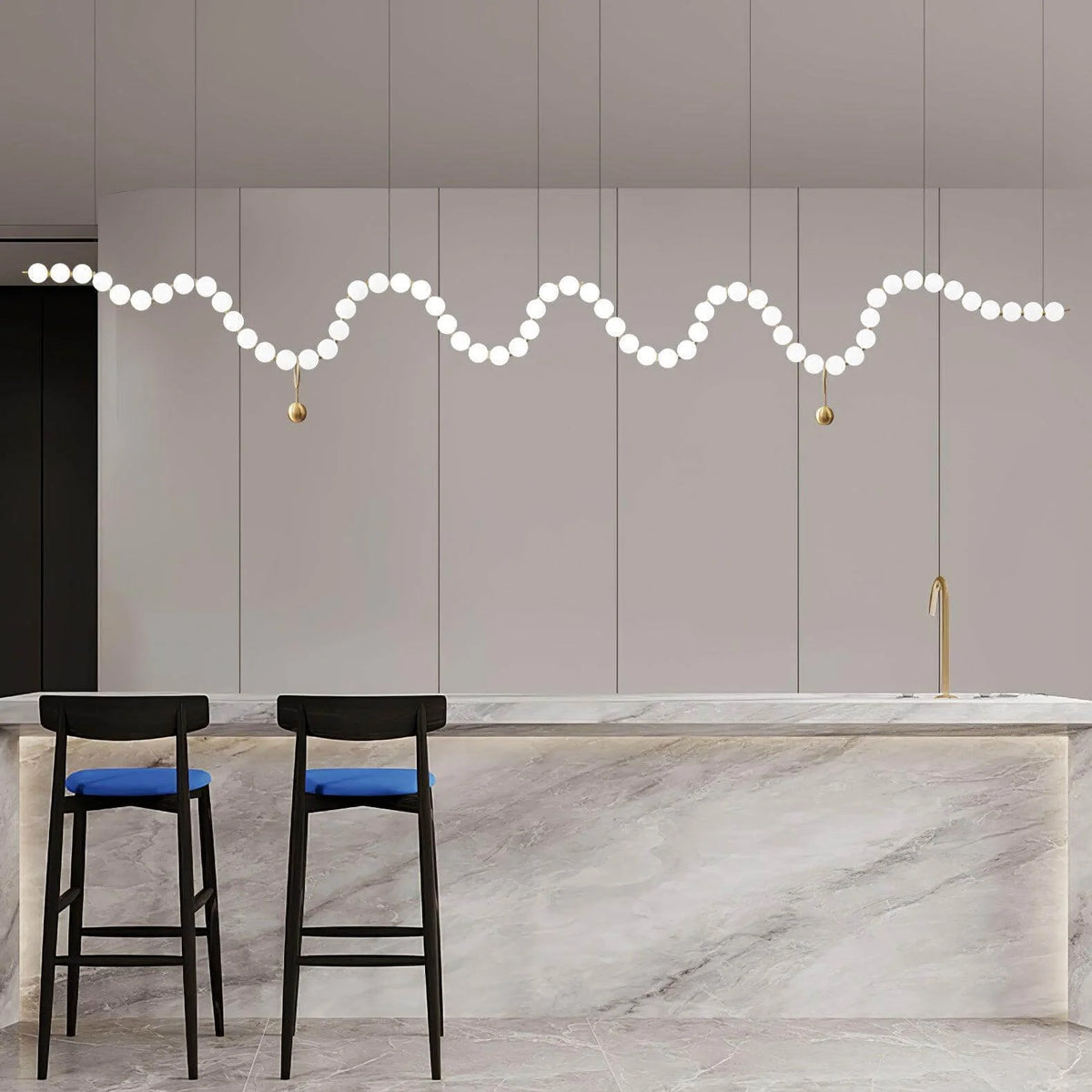 Acrylic Pearl Necklace Chandelier – product image 21