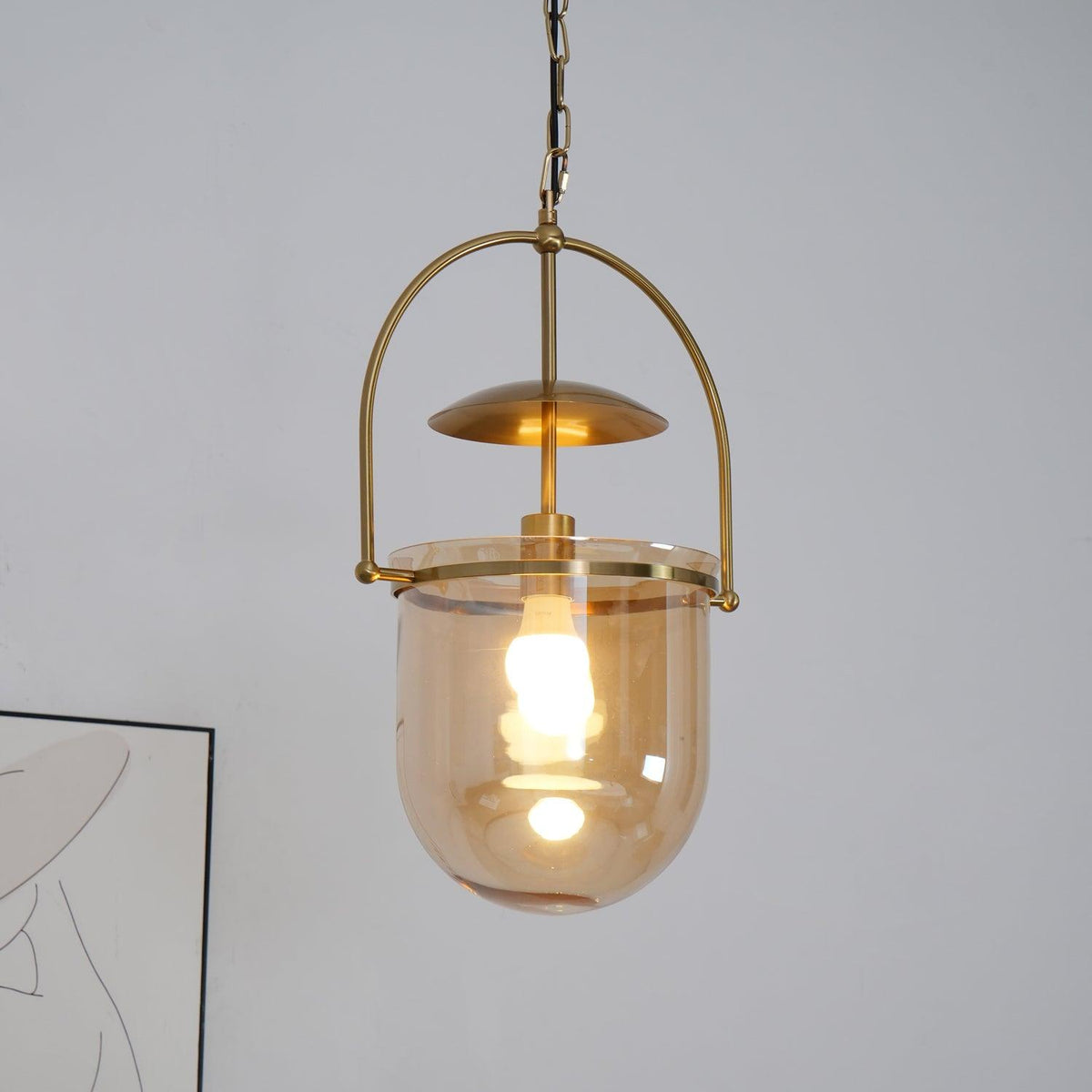 Lorford Cup Glass Pendant Light
