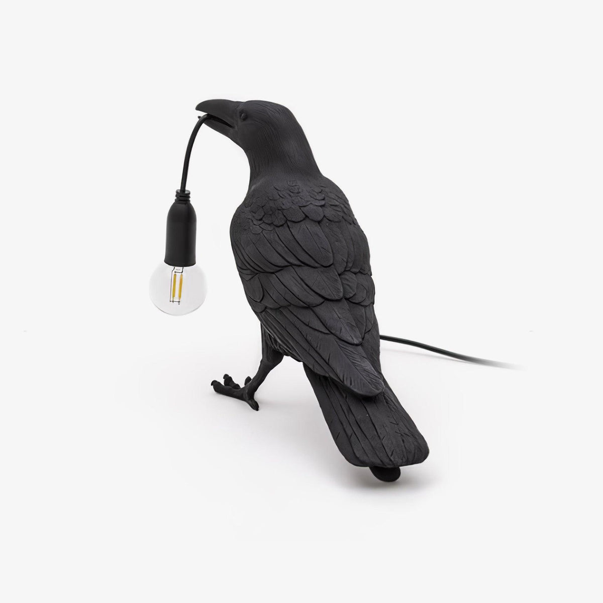 Raven Resin Accent Table Lamp - view 1