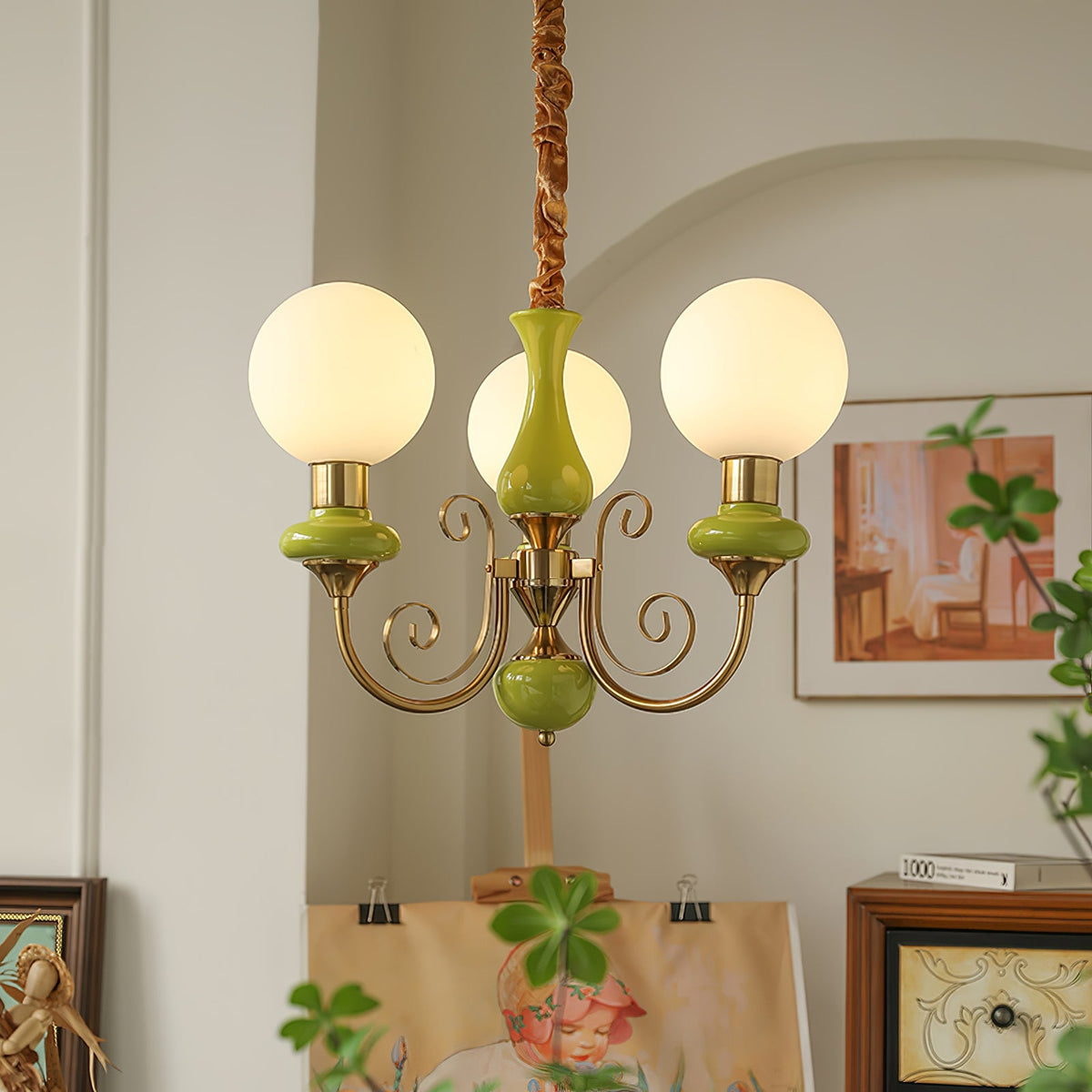 Onyx Glass Chandelier – product image 12