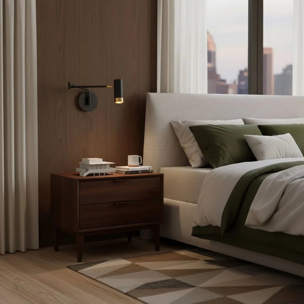 Foldable Telescopic Arm Wall Sconce — Articulated Nordic Reading Style | BALANCIER™