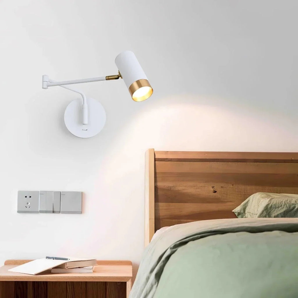 Foldable Telescopic Arm Wall Sconce — Articulated Nordic Reading Style | BALANCIER™