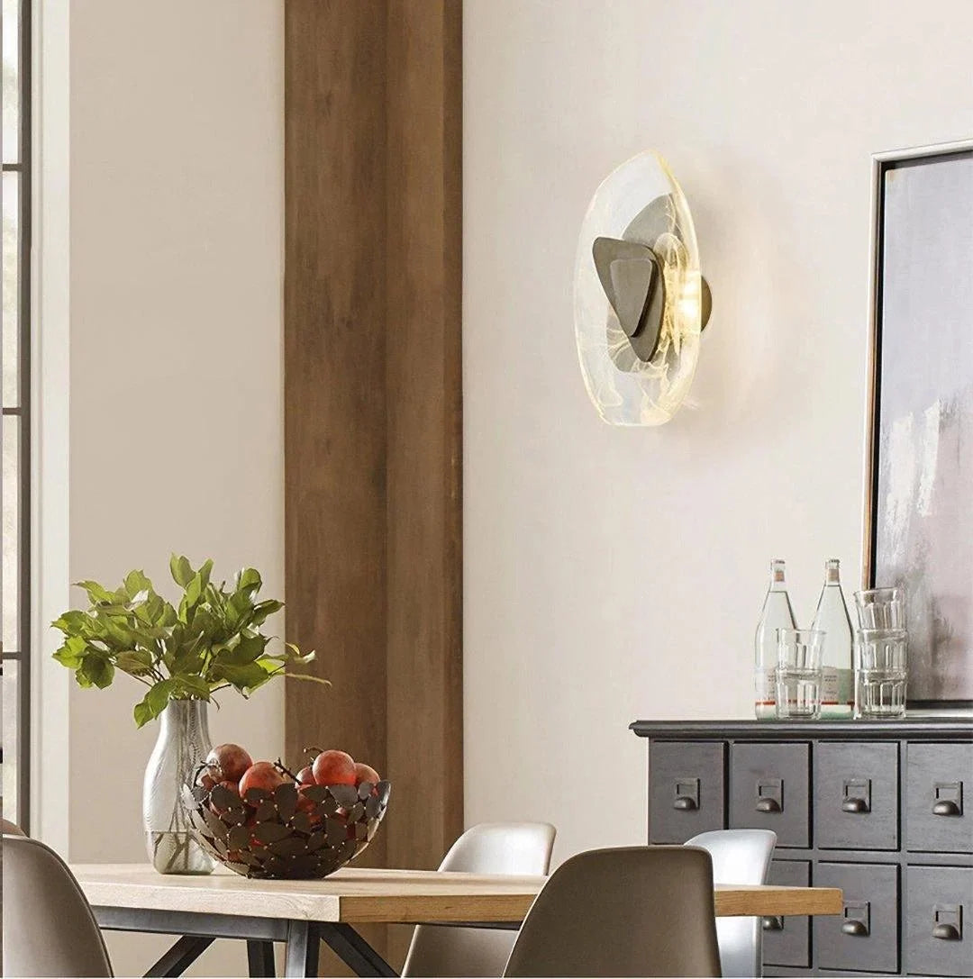 Curved Metal Arc Wall Sconce — Postmodern Nordic Style | CROISSANT™