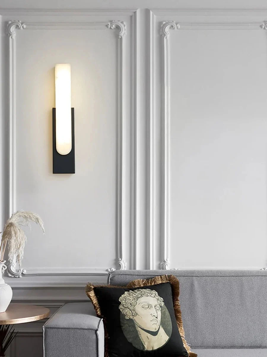 Marble Bar Wall Sconce — Nordic Luxury Bedside Style | ONYX™