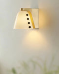 Colored Glass Cup Wall Sconce — Retro Artisanal Bedside Style | COUPE™