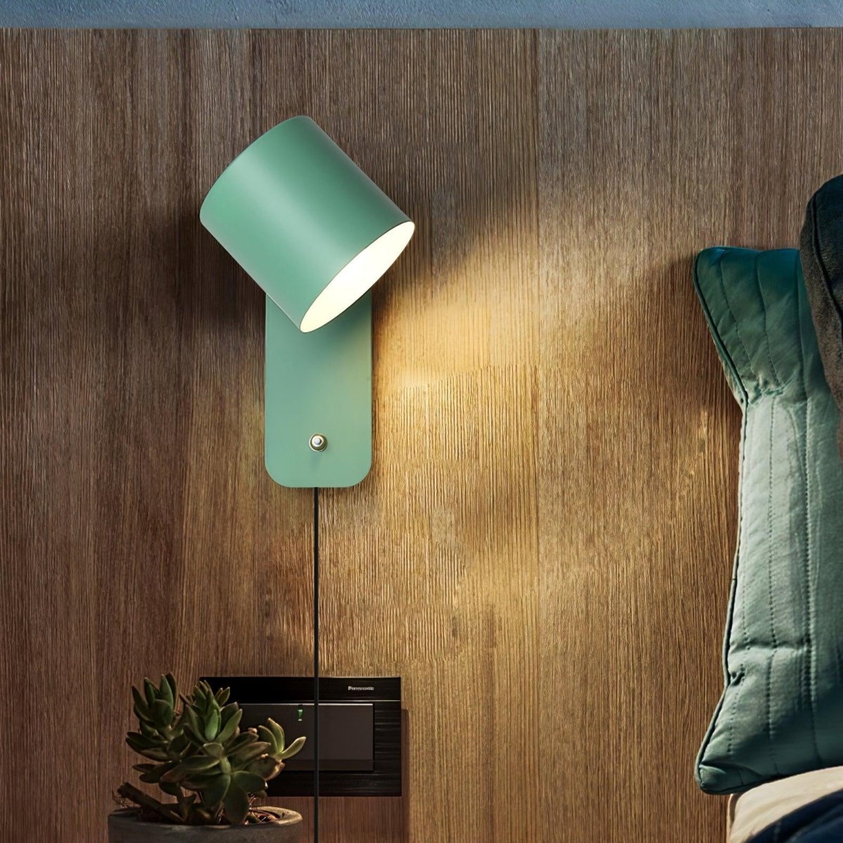 Pivoting Cylinder Wall Sconce — Pastel Nordic Style | MACARON™