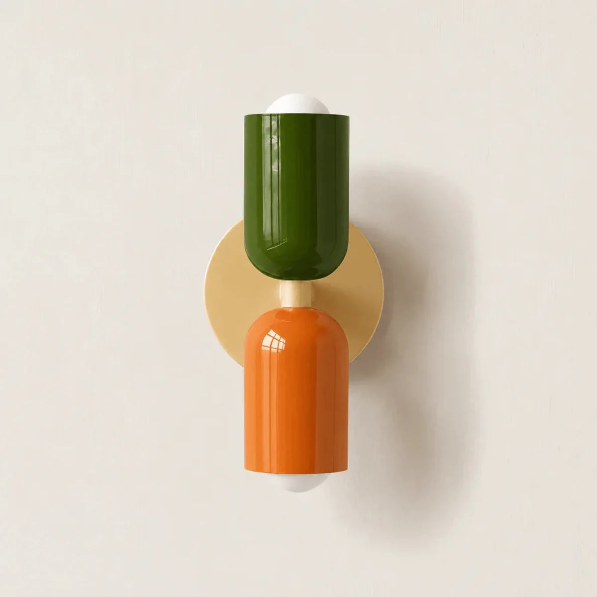 Double Capsule Colorful Wall Sconce — Playful Style | GÉMEAUX™