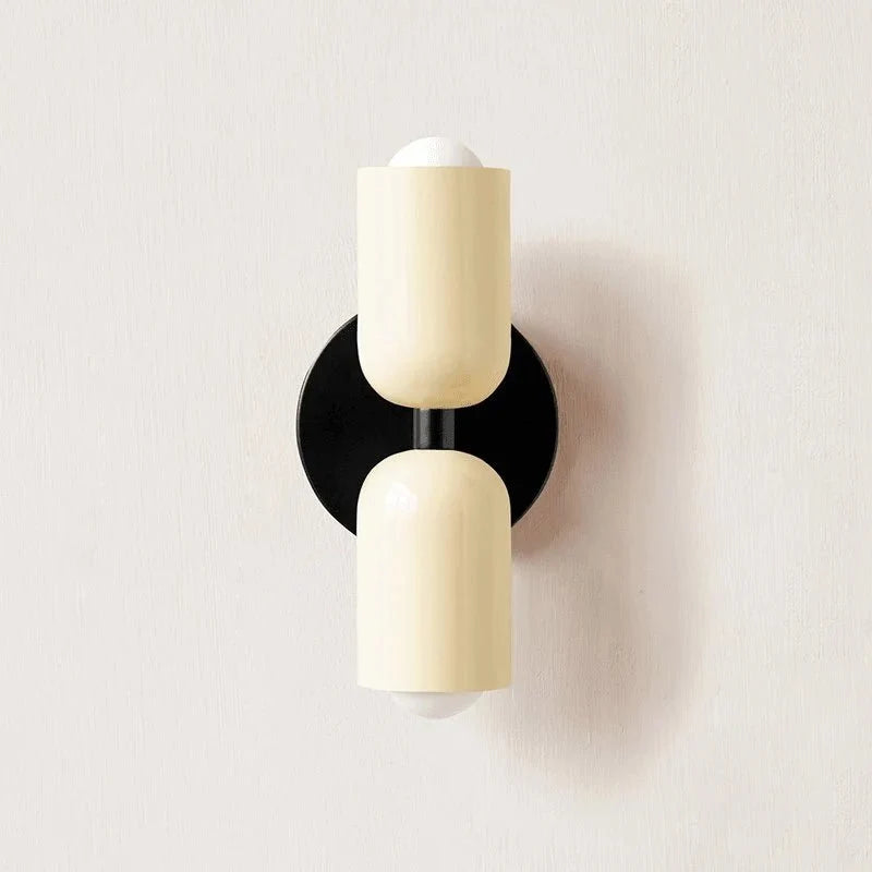 Double Capsule Colorful Wall Sconce — Playful Style | GÉMEAUX™