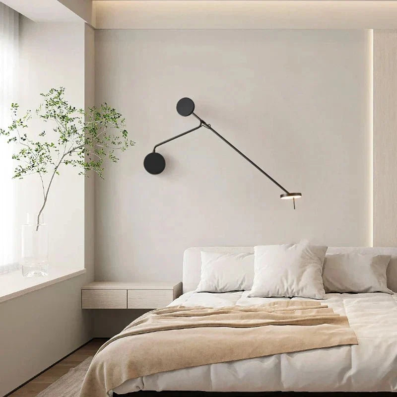 Asymmetric Sculptural Steel Wall Sconce — Modern Industrial Style | LUST™