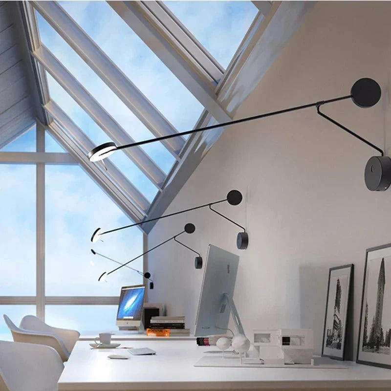Asymmetric Sculptural Steel Wall Sconce — Modern Industrial Style | LUST™