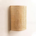 Hand-Woven Bamboo Wall Sconce — Japandi Natural Style | BAMB™