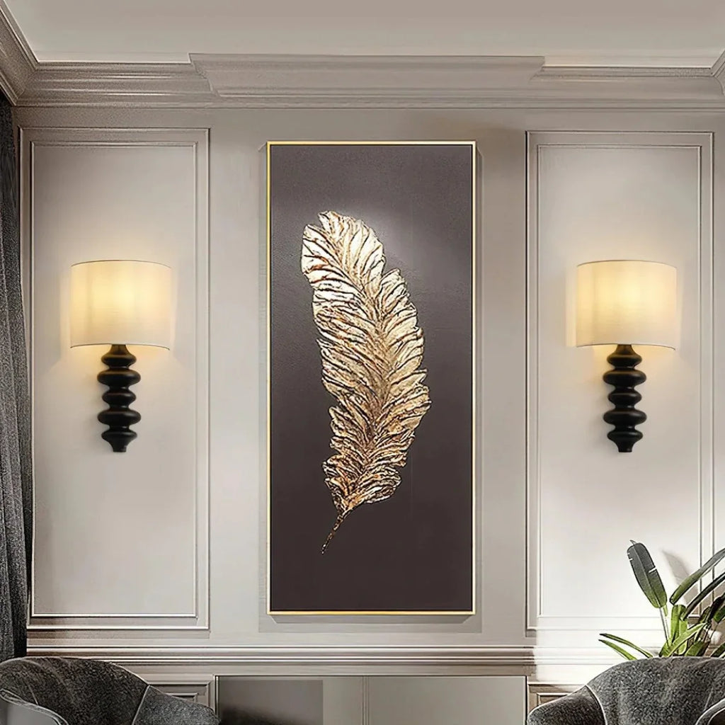 Spiral Solid Wood Wall Sconce — American Retro Style | TOURBILLON™