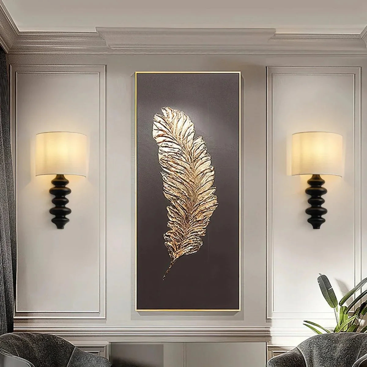 Spiral Solid Wood Wall Sconce — American Retro Style | TOURBILLON™