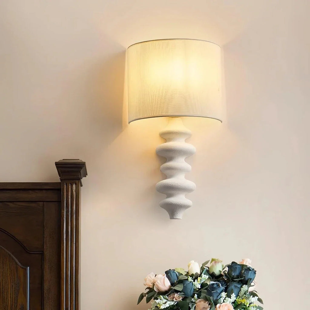 Spiral Solid Wood Wall Sconce — American Retro Style | TOURBILLON™