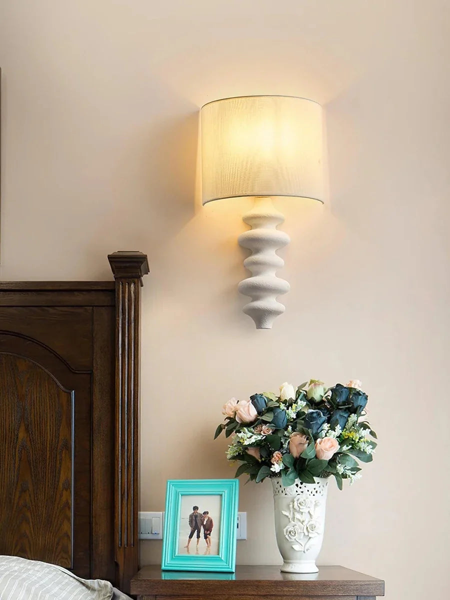 Spiral Solid Wood Wall Sconce — American Retro Style | TOURBILLON™