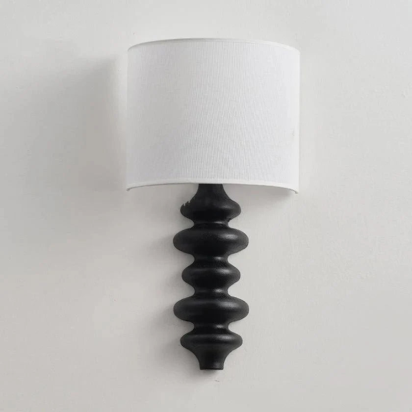 Spiral Solid Wood Wall Sconce — American Retro Style | TOURBILLON™