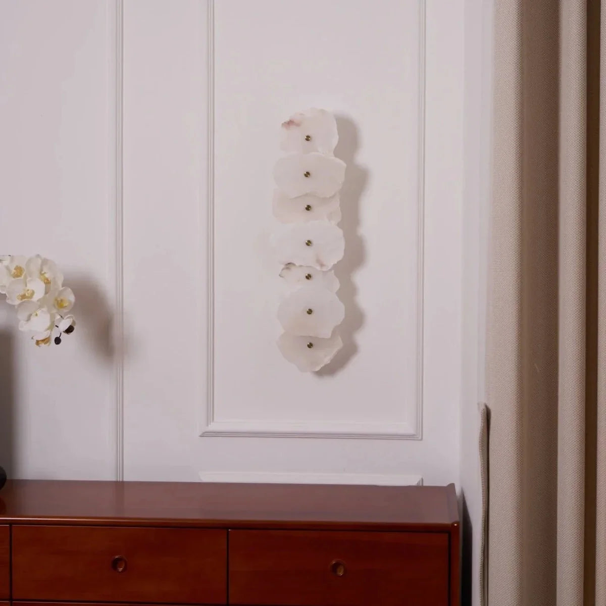 Natural Marble Pebble Wall Sconce — Sculptural Nordic Style | ROCAILLE™