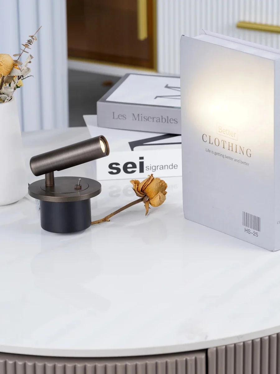 Recessed Adjustable LED Reading Light — Simple Modern Wall Sconce | LOUPE™
