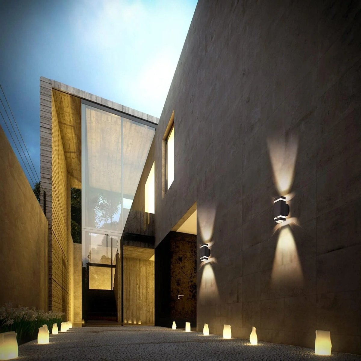 Waterproof Up-Down Outdoor Wall Sconce — IP65 Façade Style | SIRIUS™