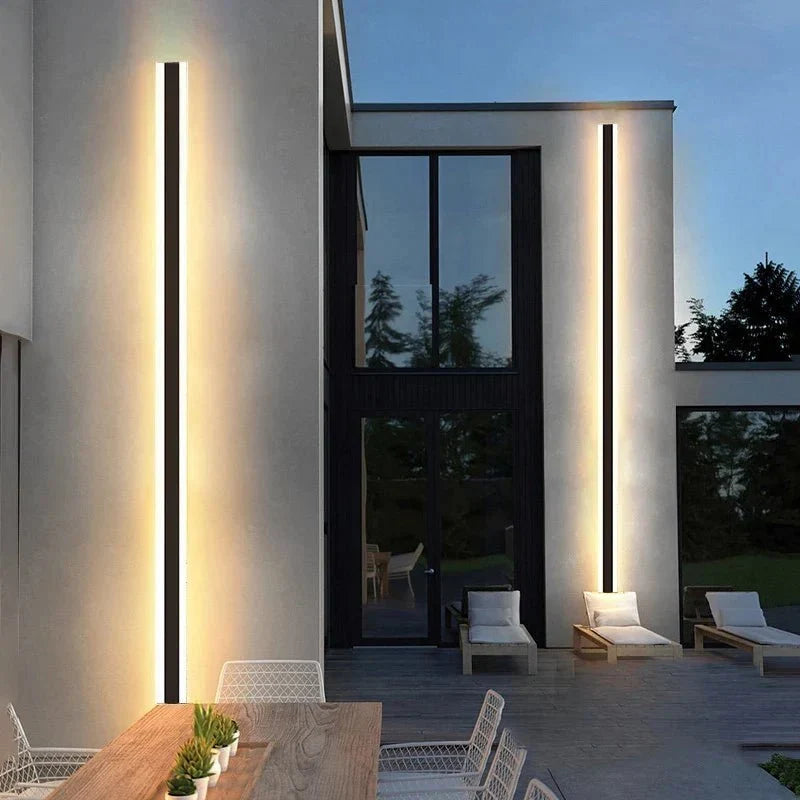 Long Waterproof LED Outdoor Wall Bar — Modern Façade Style | LEDA™