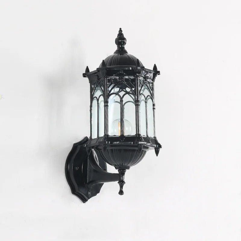 Retro Waterproof Lantern Wall Sconce — Rust-Proof Aluminum Style | LANTERNA™